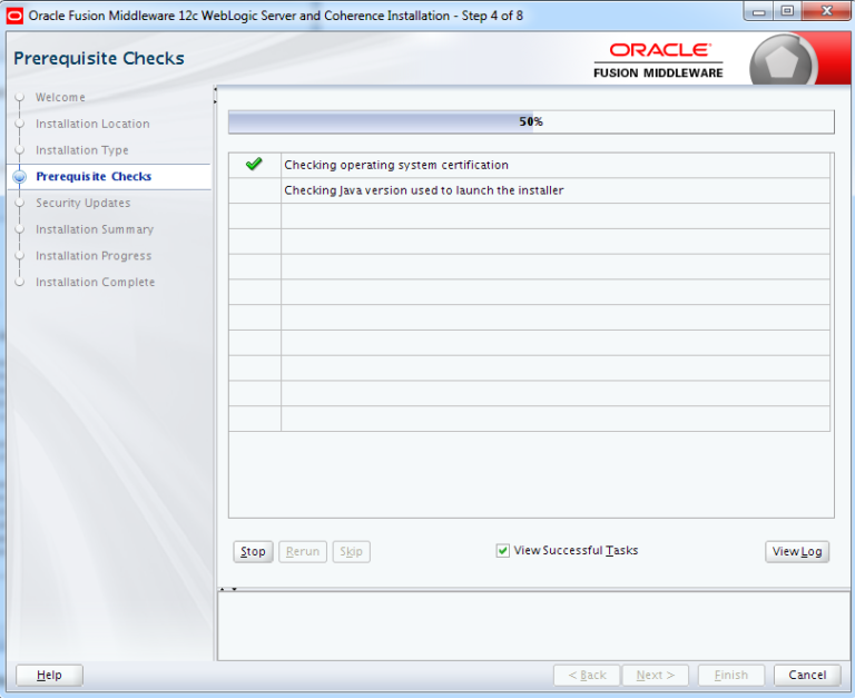 Weblogic 12c installation/implementation in Linux with GUI