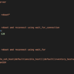 ansible wait for reboot