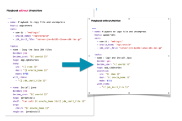 Ansible unarchive