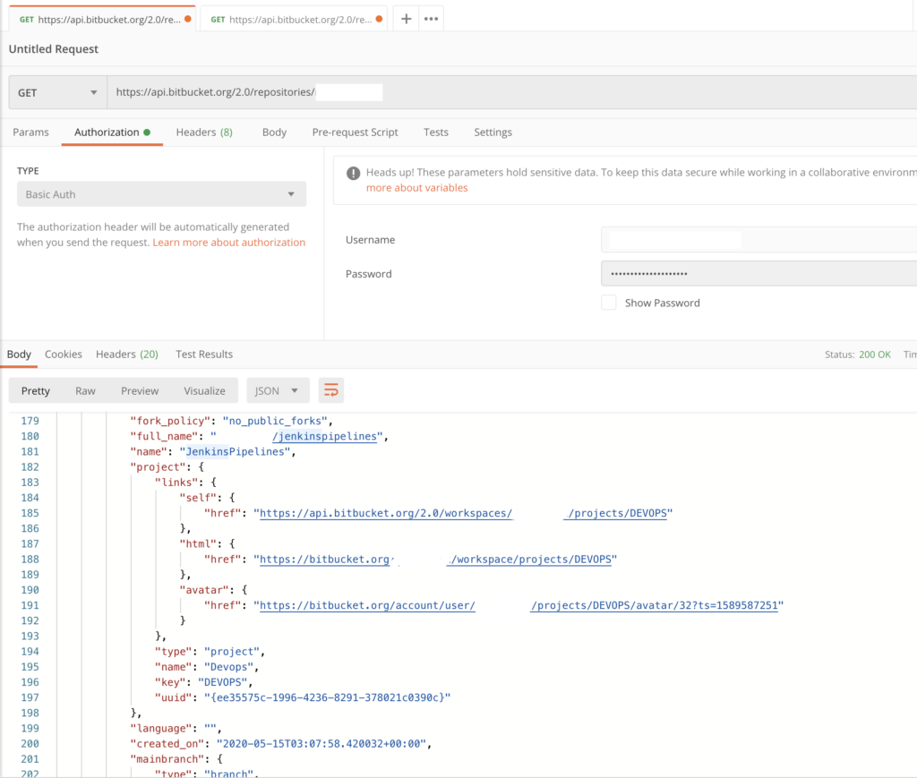 BitBucket List All Repositories using REST API DevOps Junction