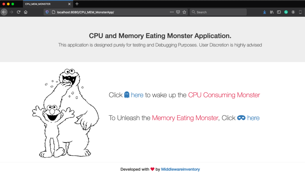 CPU and Memory Consuming webapp