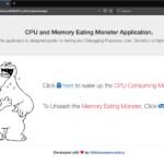 CPU and Memory Consuming webapp