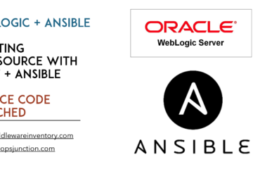 Weblogic Datasource WLST ansible