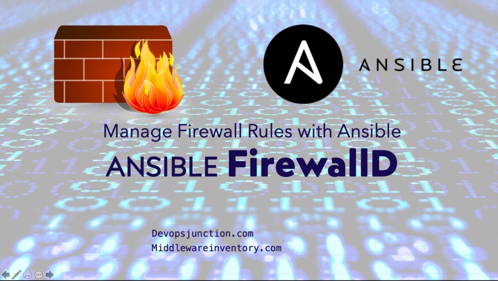 Ansible FirewallD Example Managing Firewall Rules Devops Junction