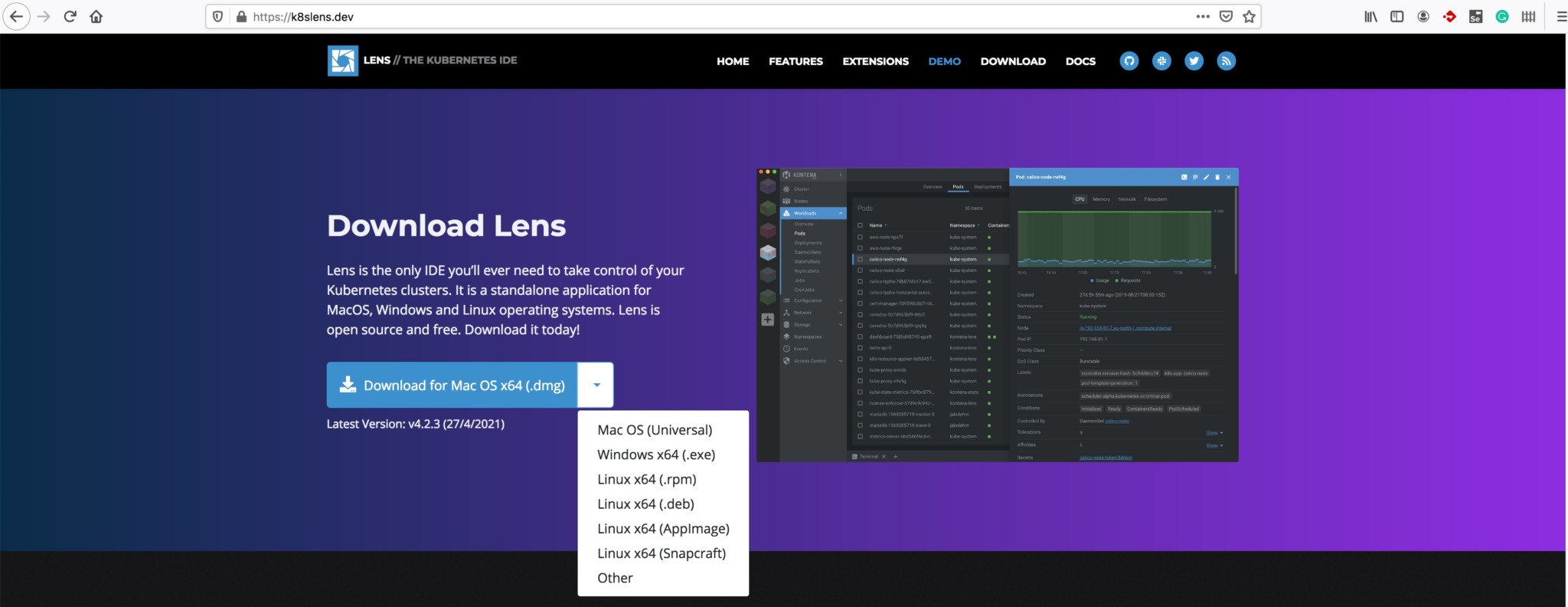 Manage and Monitor with ease Lens IDE Devops Junction