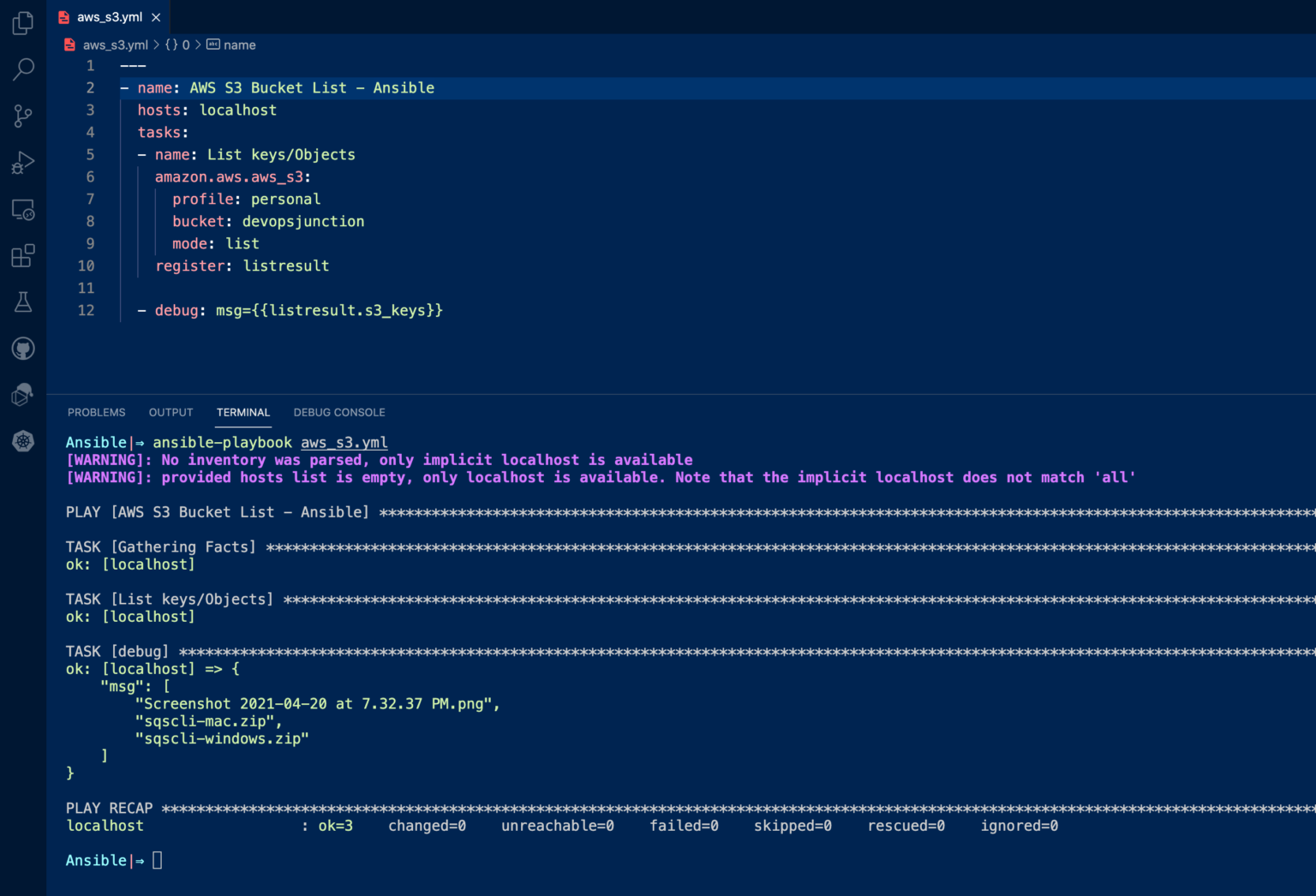 How to use ansible with S3 - Ansible aws_s3 examples | Devops Junction