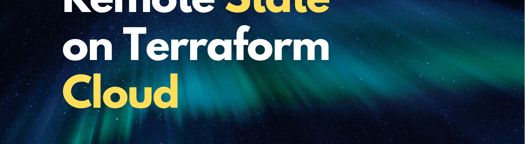 Terraform remote state cloud