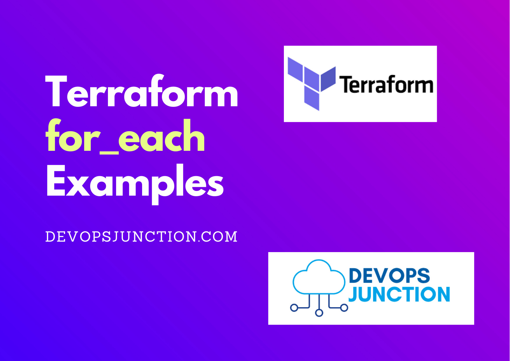 Terraform For Each Examples - How To Use For_Each | Devops Junction